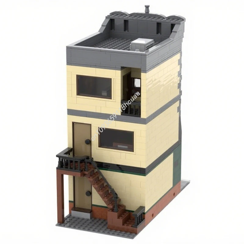 

1590pcs MOC Pawn Shop Modular Building Modular Buildings Best Birthday Gift Ideas DIY Building Blocks for Adult Collectors