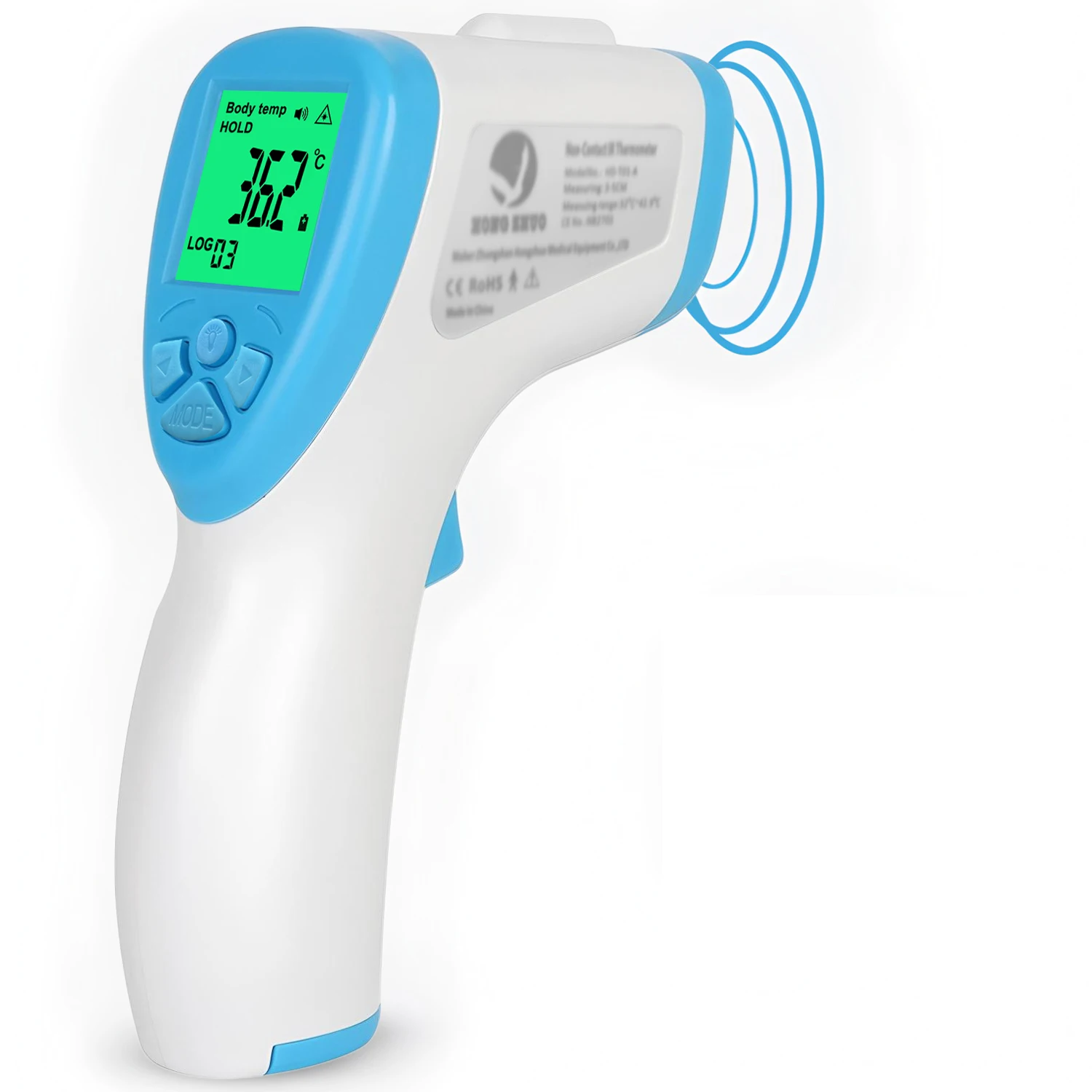 Electronic Non-Contact Infrared Forehead Thermometer Medical Digital Fever Temperature Meter for Adults Children