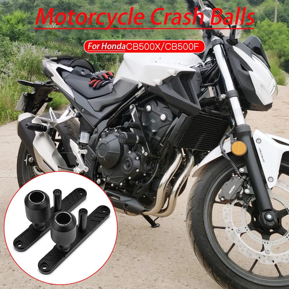 Motorcycle Crash Pad Bar Slider Mount Bracket Nylon Fog Light Guard For Honda CB500F CB500X Motorcycle Modification accessories