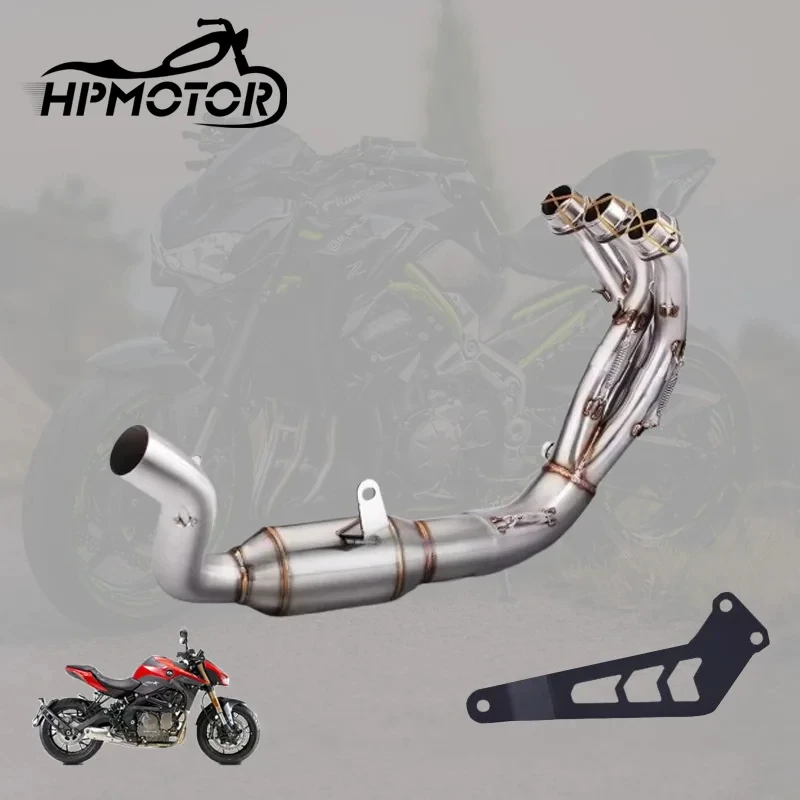 

For MT-09 FZ-09 2021-2023 Motorcycle Exhaust Escape Moto Full System Front Link Pipe 51mm Motorcycle Muffler