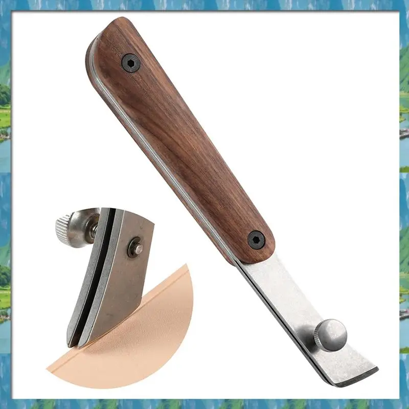 

Mar.Регулируемый кромкообрезной станок для изготовления и рабочих инструментов кожи, нержавеющая сталь с ручкой из черного ореха