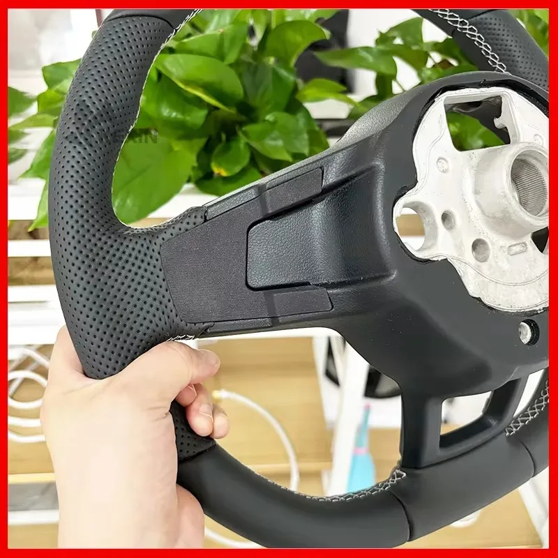 The Steering Wheel Is Suitable For Volkswagen Golf 7, 7.5, GTI, Made Of Perforated Leather Car Accessories