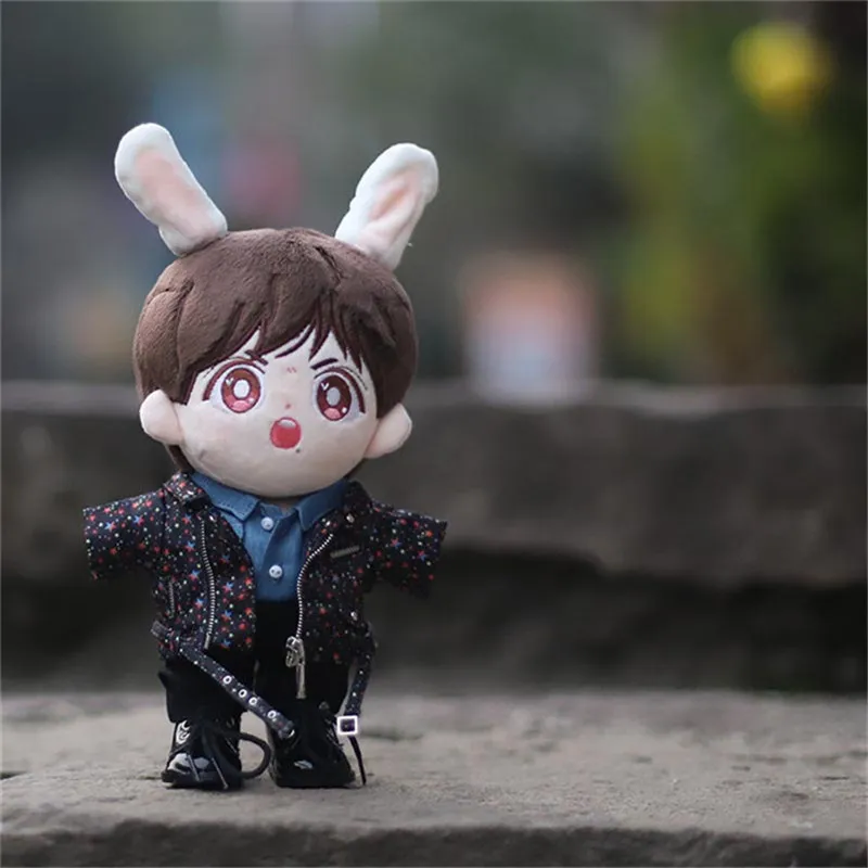 

5pcs / set doll clothes for Idol Star 20cm Toy Doll Clothes 20cm Idol Dolls Accessories Plush Doll's suit Stuffed Toys for Korea