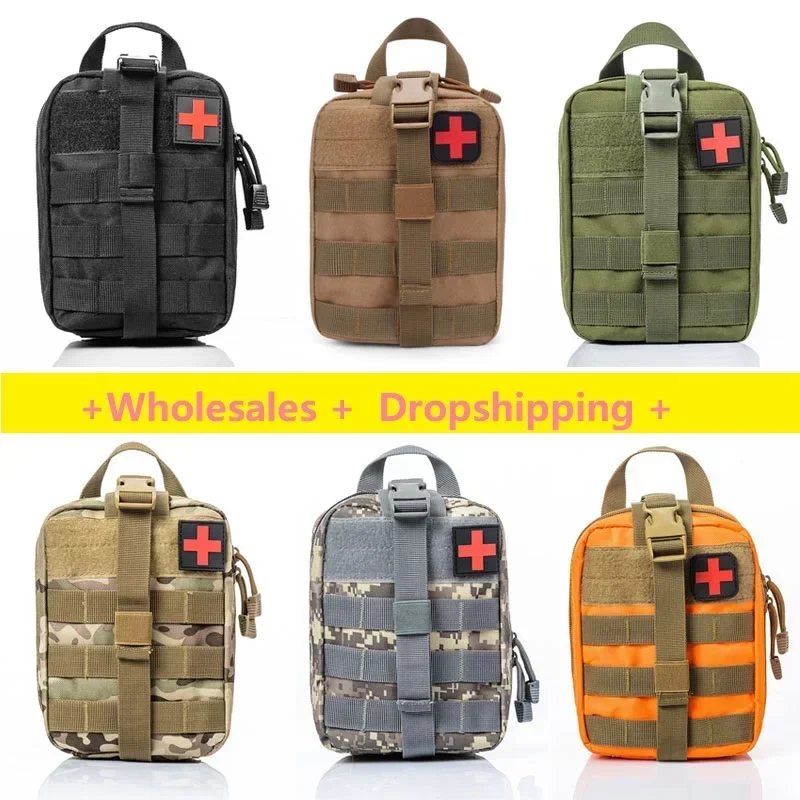 

Outdoor Bag Survival Pouch Outdoor Medical Box Large Size SOS Bag Outdoor First Aid Bag Medical Kit Bag Molle EMT Emergency