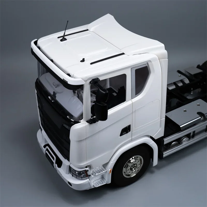 Accesorios de actualización de ala trasera baja de plástico a escala 1:14 para camión Tamiya RC SCANIA 770S 56368