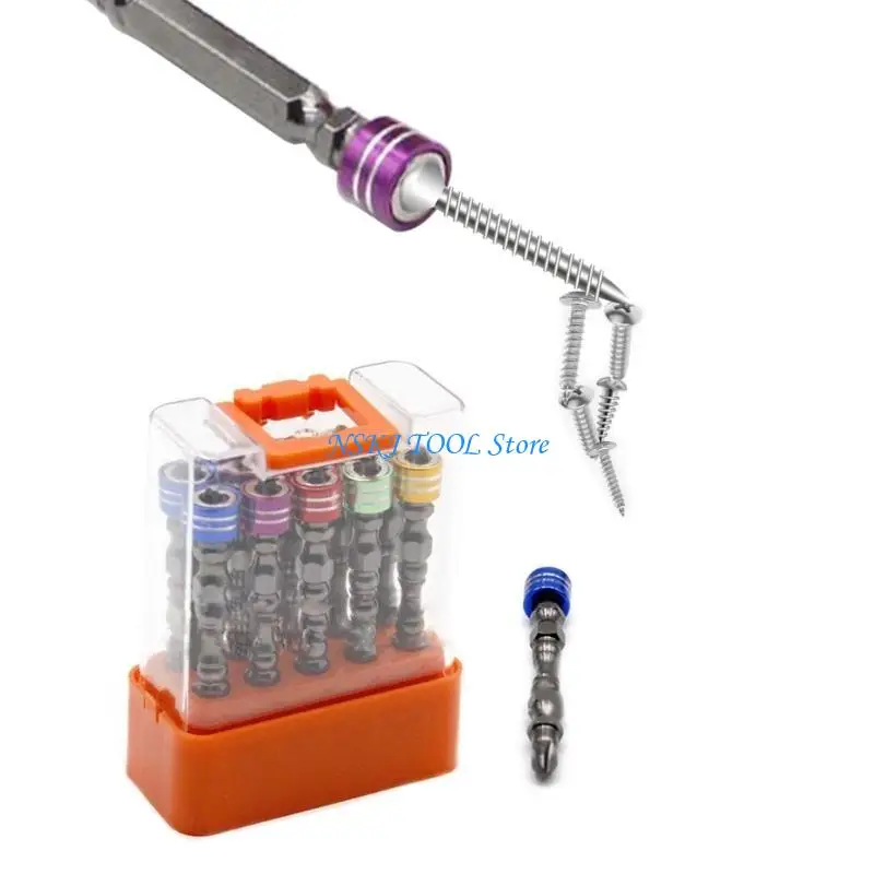 

L8RC 10Pcs Bit Set Impact Double Head Hardness Screwdriver Bit Screw Driver Electrician Hand Tools 65/100mm