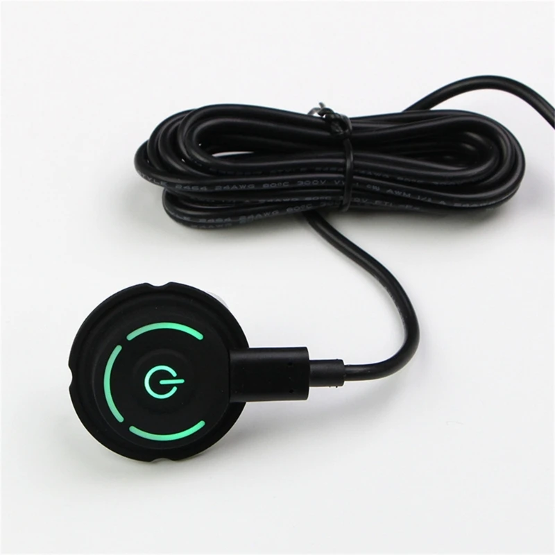 Type-C Integrated Temperature Control Switch Silicone Push Button Switch Easy to Install Surfaces Mount Button Switch M4YD