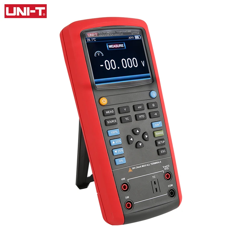 UNI-T UT714 UT715 UT725 Multifunction Loop Process Calibrator DC Voltage and Current Output/Measurement Loop Calibrator