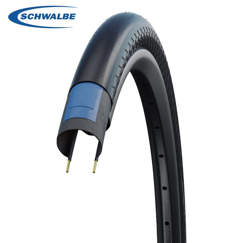 SCHWALBE KOJAK 26x1.35 27.5x1.35 Black Wired Tread-Less Slick Bicycle Tire Level 4 RaceGuard for Road MTB Bike Cycling Parts