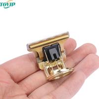 T-Shaped Hair Clipper Blade With Stand T9 Blade Trimmer Replacement Clipper Head Vintage Professional Oil Head Carving Blade