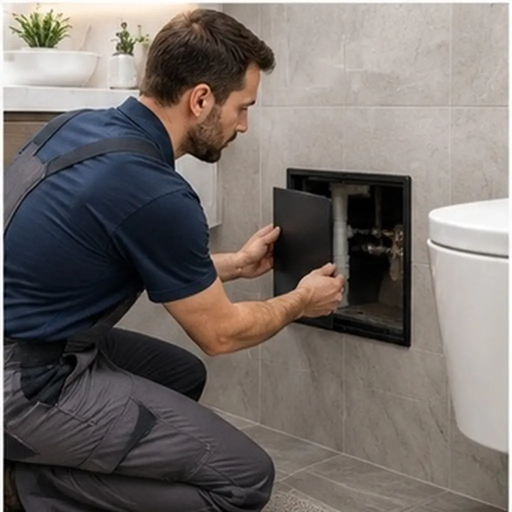 Plastic Wall Access Door Panel Plumbing Access Panel Cover Quick Install Inspection Door Wall Hole Cover for Drywall Bathroom