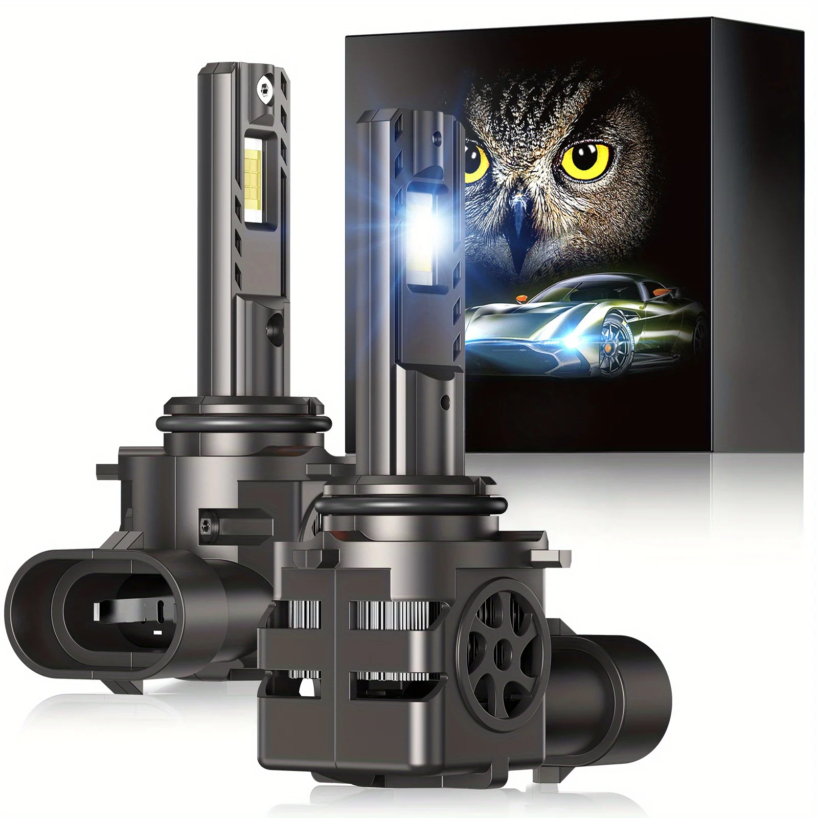 

Brightest S550 9006/HB4 130W 6500K White 40000LM IP65 LED Headlight Bulbs 2Pcs