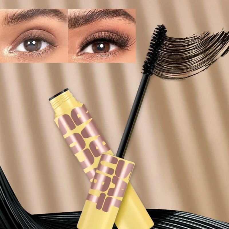 Mascara lavabile Colossal Bubble Impermeabile Allungamento Curling Ciglia nere Estensione ciglia Trucco di bellezza Mascara a lunga tenuta