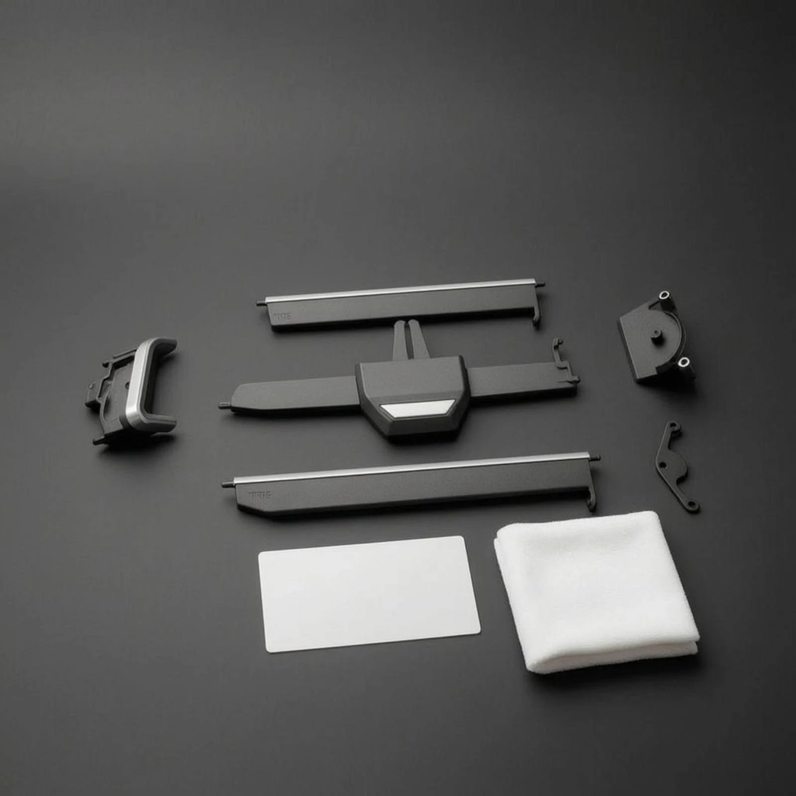 

Automotive Central Vent Set Black Central Air Vent Air Outlet Rectangular Matching
