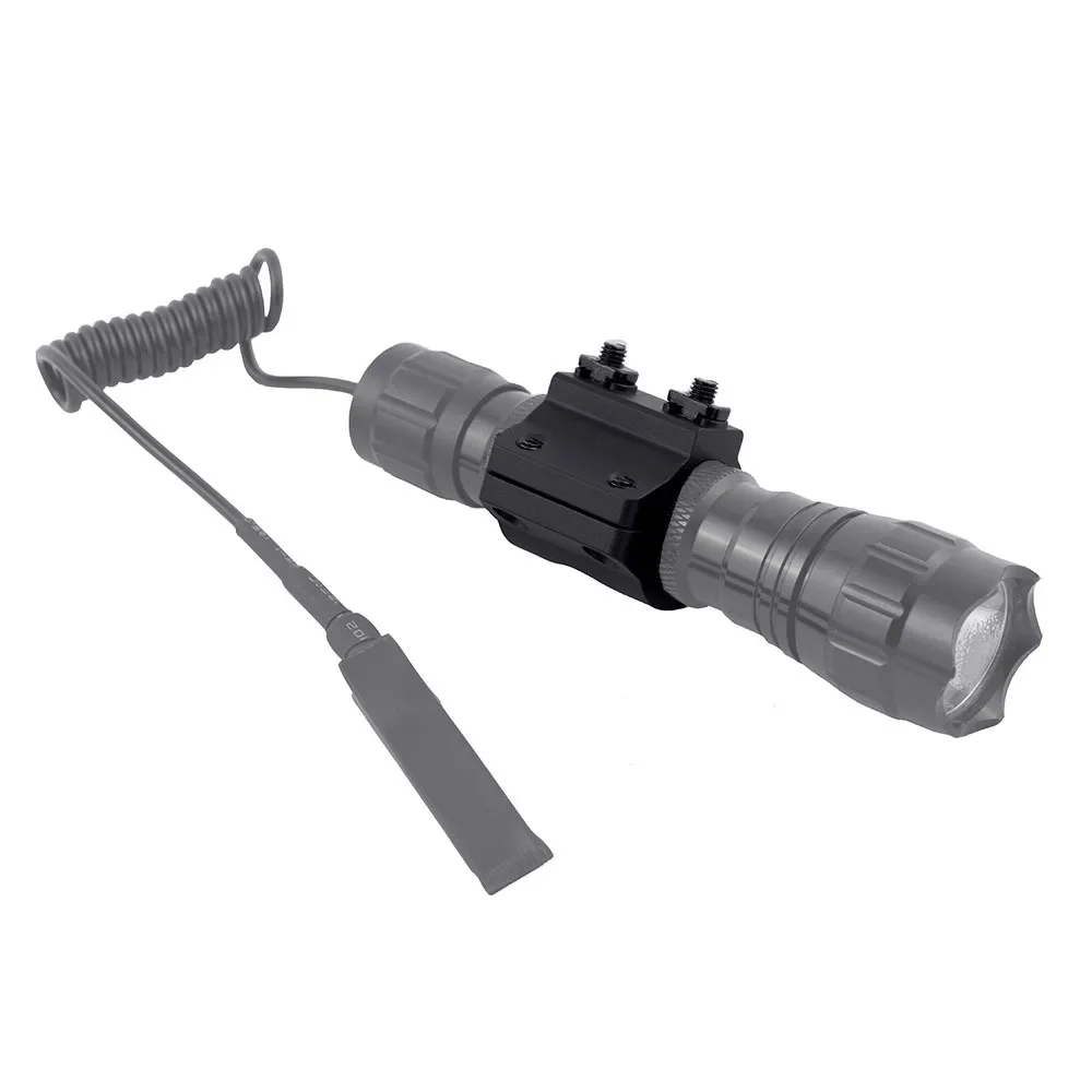 MLOK 25.4mm torcia Ring Mount Scope Optics adattatore per montaggio su guida Laser accessori per la caccia
