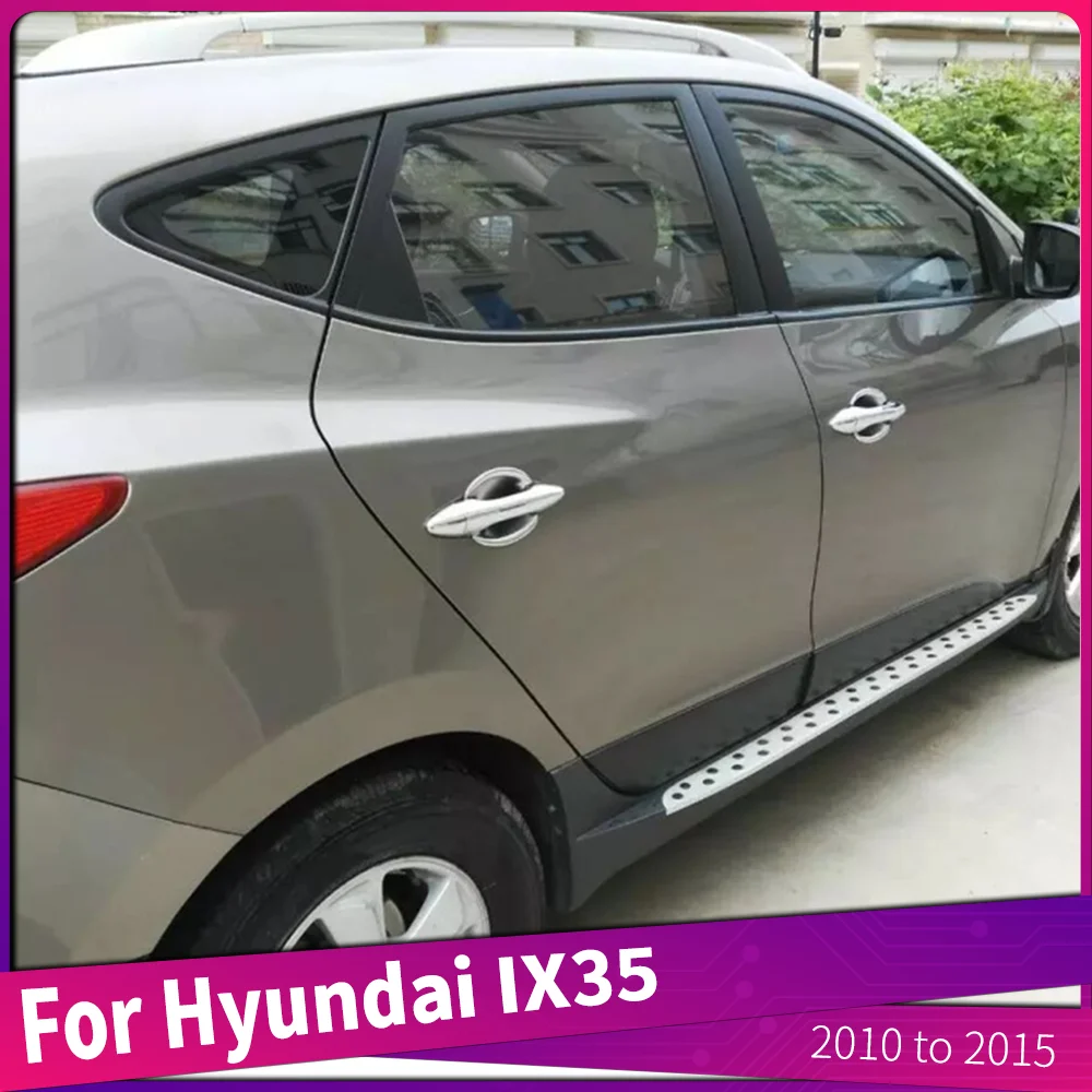 

2010 до 2015 для Hyundai ix35 IX35 наружная дверная ручка обрезанная крышка ABS хром автомобильная внешняя дверь чаша крышка Украшение
