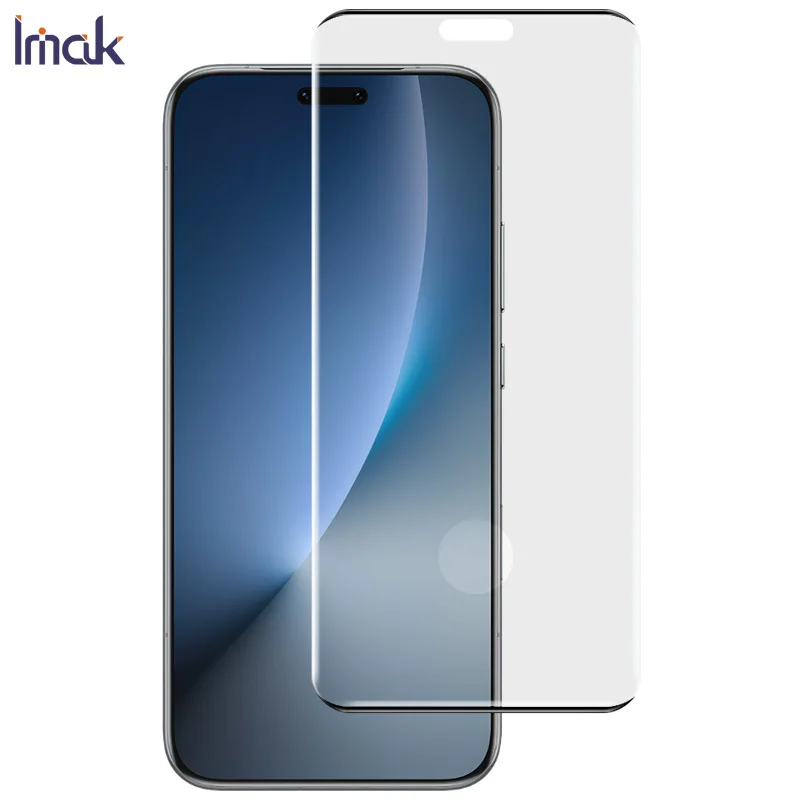 

IMAK 3D изогнутое закаленное стекло для Honor Magic8 Pro 5G, полная пленка с поддержкой отпечатков пальцев