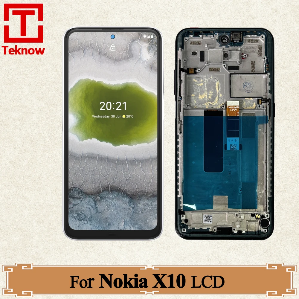 オリジナル-667-インチノキア-x10-液晶ディスプレイ交換部品-ta-1350、ta-1332-液晶画面タッチパネルデジタイザーアセンブリ用