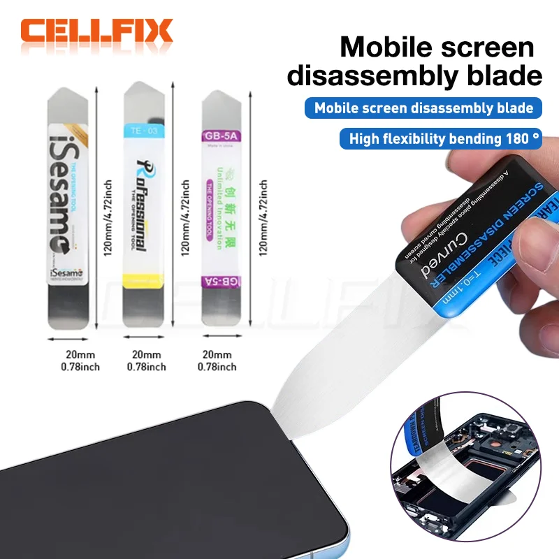 

Mobile phone disassembly tip GB-5A TE-03 Mobile phone back cover repair single pry piece mobile phone repair hole repair tools