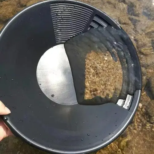 Imagen 2 del producto Lavabo de sartén de oro de plástico grueso, herramienta de prospección de río para minería al aire libre, equipo de lavado de oro resistente a la corrosión