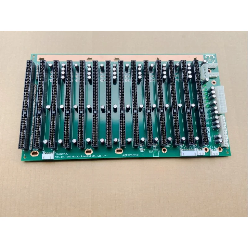 For Advantech Industrial PC Backplane PCA-6114-0B2 REV.B2, 14 Slot ISA Passive Chassis, ATX Power Supply