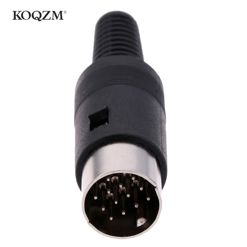 

1PC DIN Plug 13 PIN Male Inline Audio Adapter Connector DIN-13P Plug Audio AV Connector For Keyboard Audio Computer Kenwood Icom