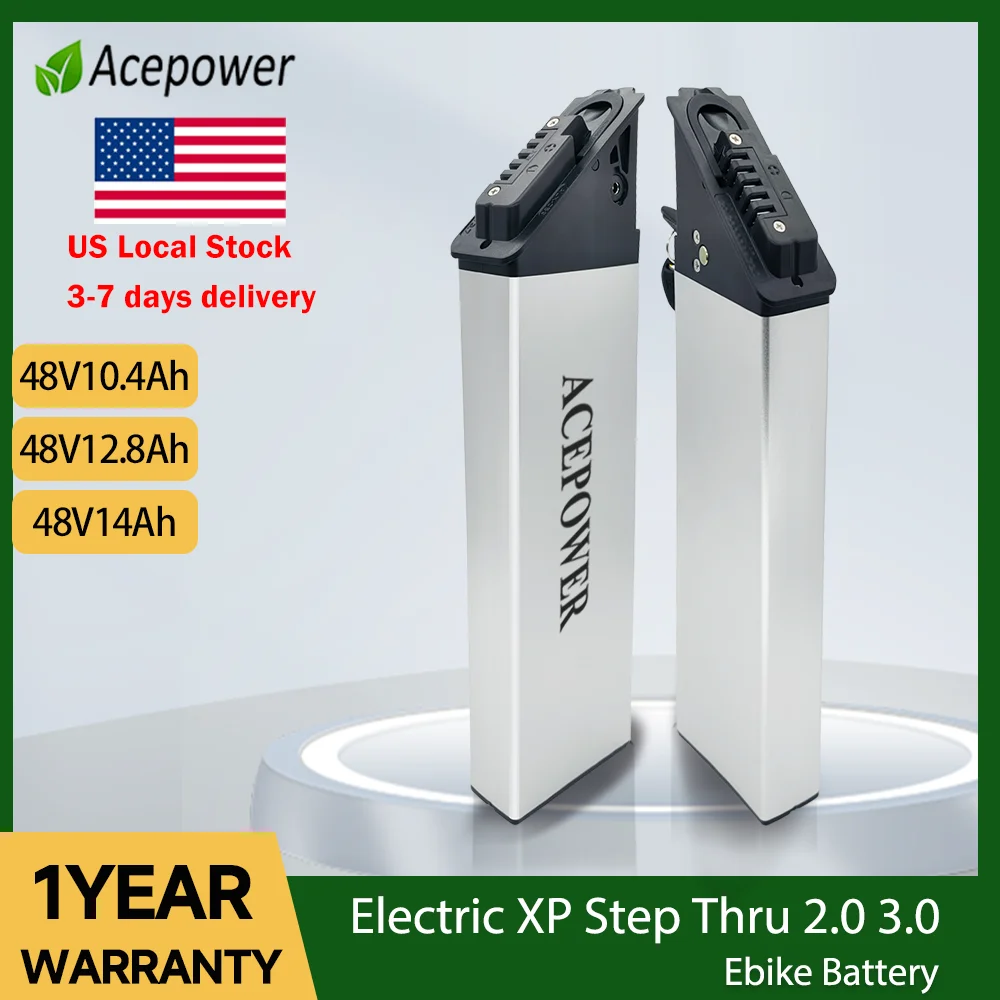 

Для Lectri XP Step Thru 2.0 3.0 Аккумулятор для электровелосипеда 48 В 10,4 Ач 12,8 Ач 14 Ач Аккумулятор для электрического XP Step-Thru 2,0 3,0 Замена аккумулятора