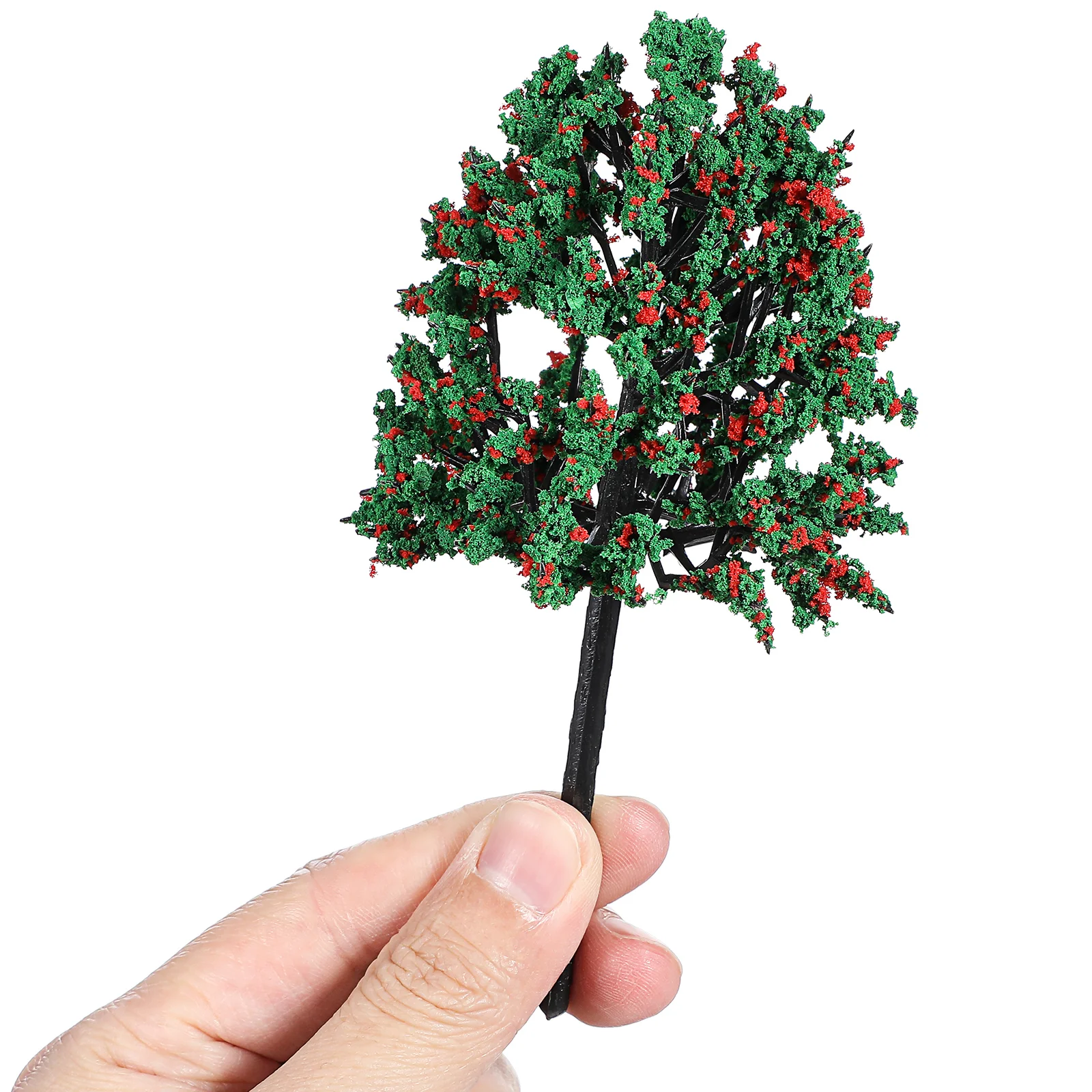 38 pezzi modello sabbia tavolo piante ornamento albero costruzione diorama alberi accessori architettonici piccoli modelli in plastica