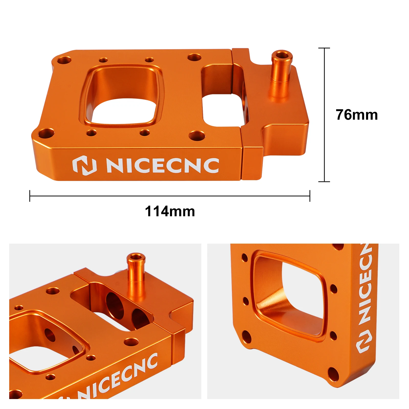 For KTM EXC 300 TPI EXC 250 XCW 250 TPI 2018-2023 TPI Injector Relocation Block Kit For Husqvarna TE 300i 250i For GasGas EC 300