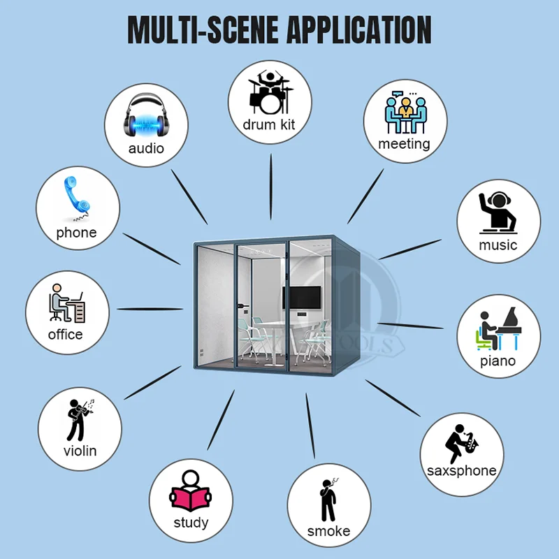 silenc movabl booth meet room portability pod phonebooth phone booth