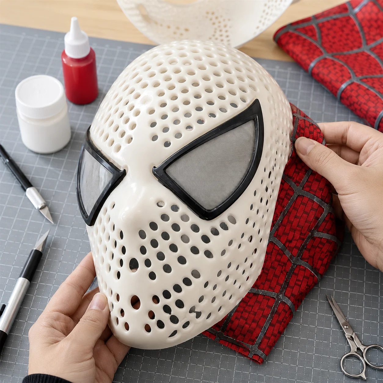 スパイダーマン　フェイス　シェルマスクセット　コスプレ　ホットトイズ 楽天市場】スパイダーマン フェイスシェルの通販