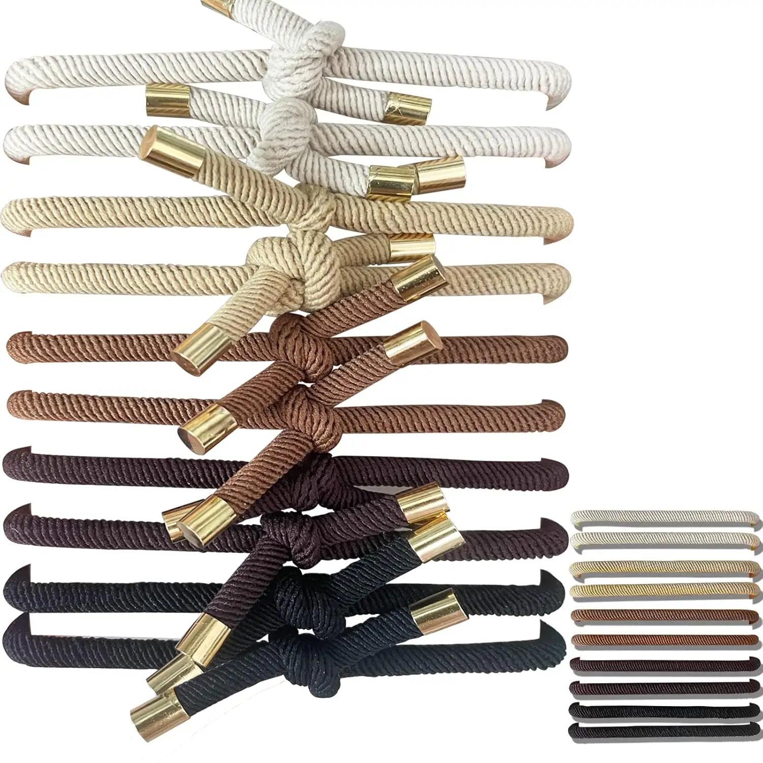 

Резинки для волос Hair SlideProof Knot, 10 штук - прочные и стильные для повседневного использования