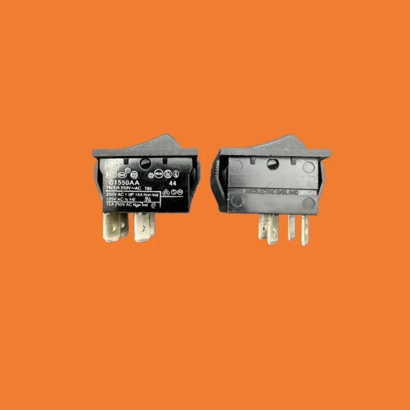 5pcs/ C1550AA power rocker rocker switch 4-pin 2-gear 16A button key
