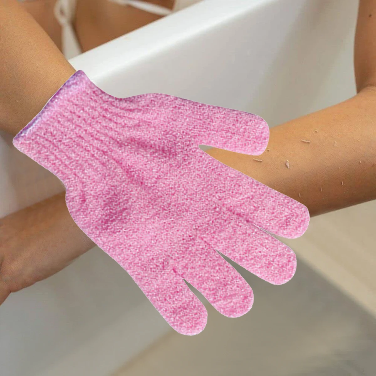 

10Pcs Useful Body Cleaning Washcloth Soft Brush Bathroom Shower Ball Back Scrubber Set Exfoliating Skin Towel Bath Gloves