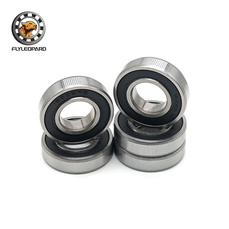 2P Deep Groove Ball Bearing ABEC-7 Rubber Sealed 16000RS 10x26x7 16001RS 12x28x7 16002RS 15x32x8 16003RS 17x35x8 16004RS 20x42x8