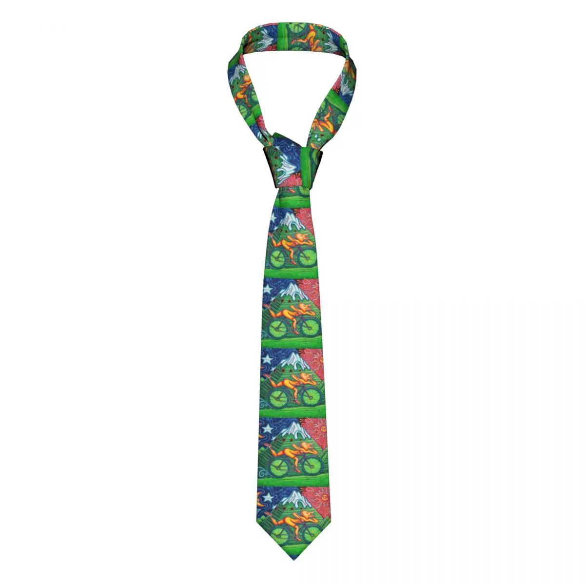 

Formal Bicycle Day Acid 1943 Vintage Tie for Office Custom Mens Albert Hofmann LSD Neckties