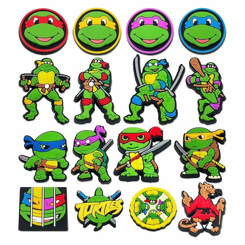 16-100Pcs Shoe Charms For Bubble Slides Clogs Sandals,PVC Shoe Decorations Accessories Buckle For Kids Birthday Party Gifts
