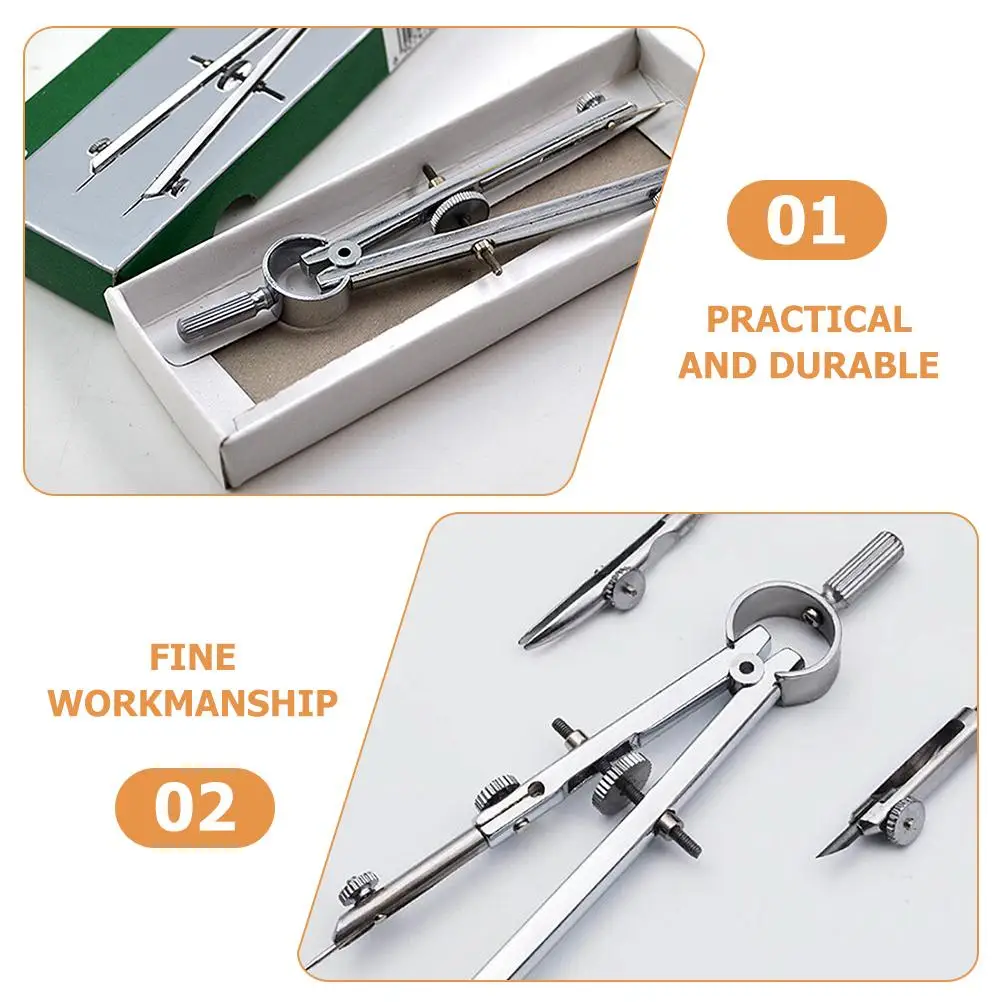 Spring Gauges Compass Tool Suite Practical for Drawing Metal Outdoor Woodworking MultiFunction