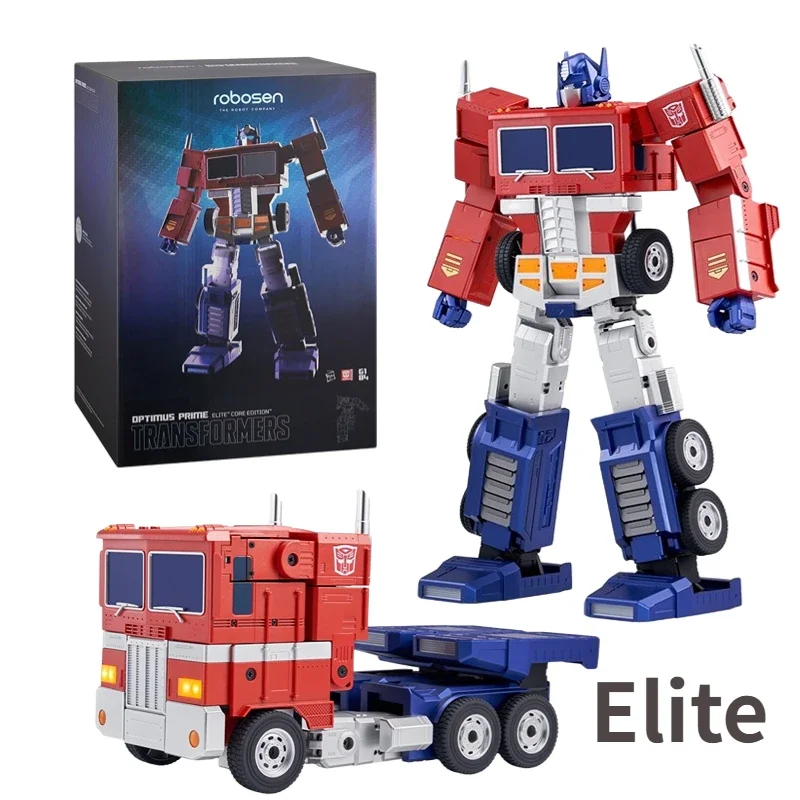 

Transformers Robosen Optimus Prime Elite Edition HR30-BC Smart Robot Intelligent Automatic Voice Control Collection Hobby Toy