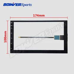 7 inch 2.5D Touch for Podofo 8227L-DEMO GPS Car Navigation Radio DVD Multimedia Player Capacitive Touch Screen Digitizer Sensor