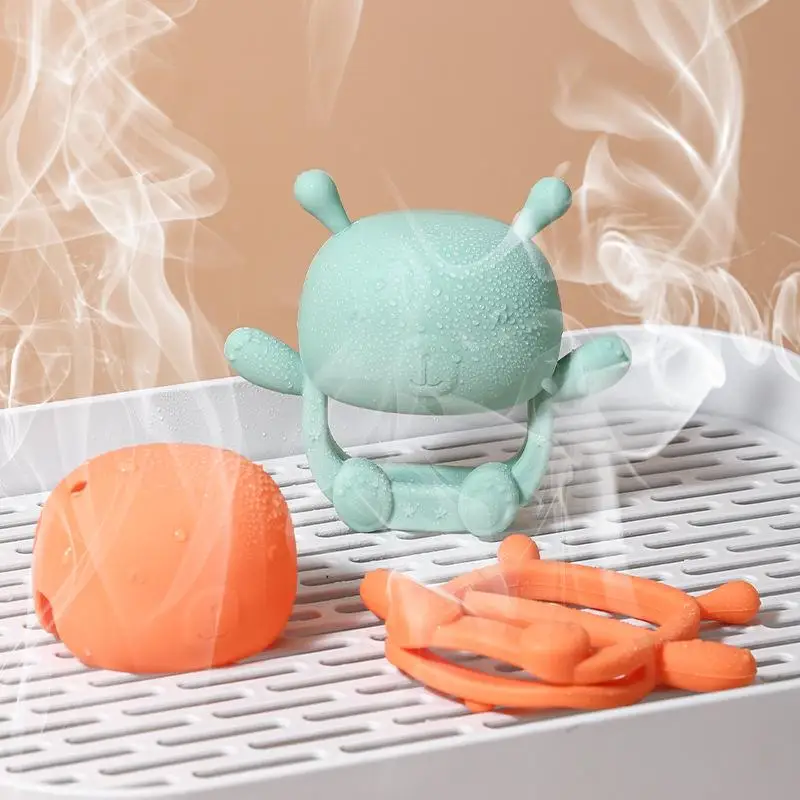 عضاضة سيليكون ممتعة للأطفال، لعبة تسنين ناعمة، عصا تدليك تدليك اللثة، هدية مثالية للأمهات الجدد