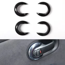 For Nissan TIIDA 2008-2010 Car Door Interior Handle Grab Decoration Cover Trim Styling ABS Moldings 4pcs