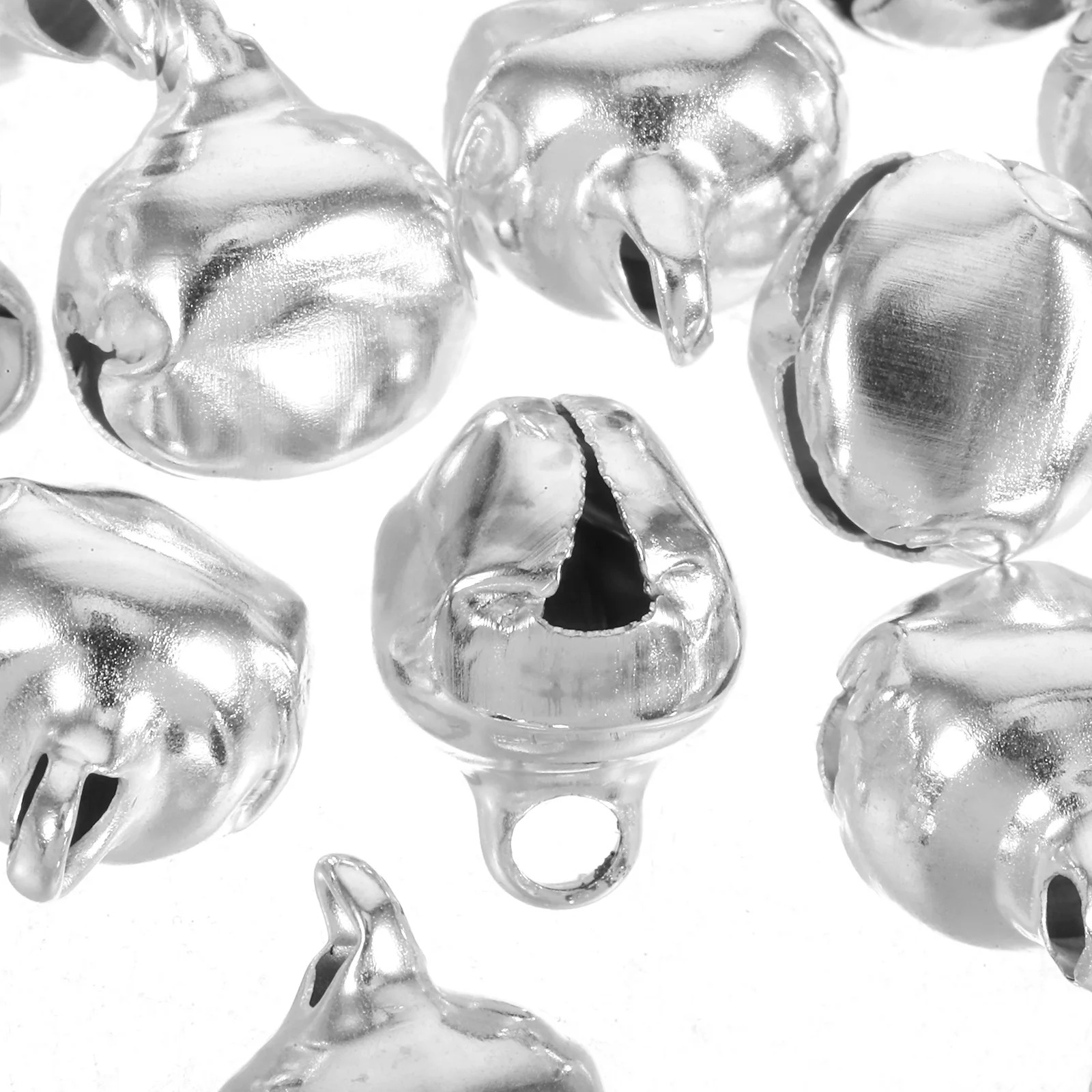 200 قطعة أجراس الزخرفية قلادة جرس الحديد الصغيرة لصياغة المشاريع خمر نمط جلجل أجراس الحيوانات الأليفة اكسسوارات أجواء المنزل #4