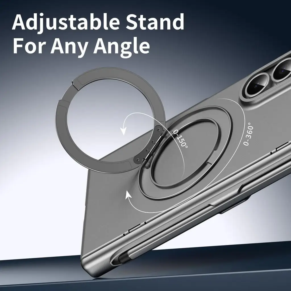 360 °   Obrotowy uchwyt magnetyczny do etui Galaxy Z Fold 8 Ultra z uchwytem na rysik S Pen i ochroną zawiasu — zdjęcie produktu 2