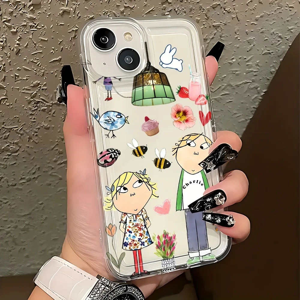 Adorable Charlie And Lola Phone Case For iPhone 17 16 11 15 12 13 14 Pro Max Plus X XS XR XS MAX 16E 17Air Anticollision Cover - AliExpress 202192403 Adorable Charlie And Lola Phone Case For iPhone 17 16 11 15 12 13 14 Pro Max Plus X XS XR XS MAX 16E 17Air Anticollision Cover - AliExpress 202192403