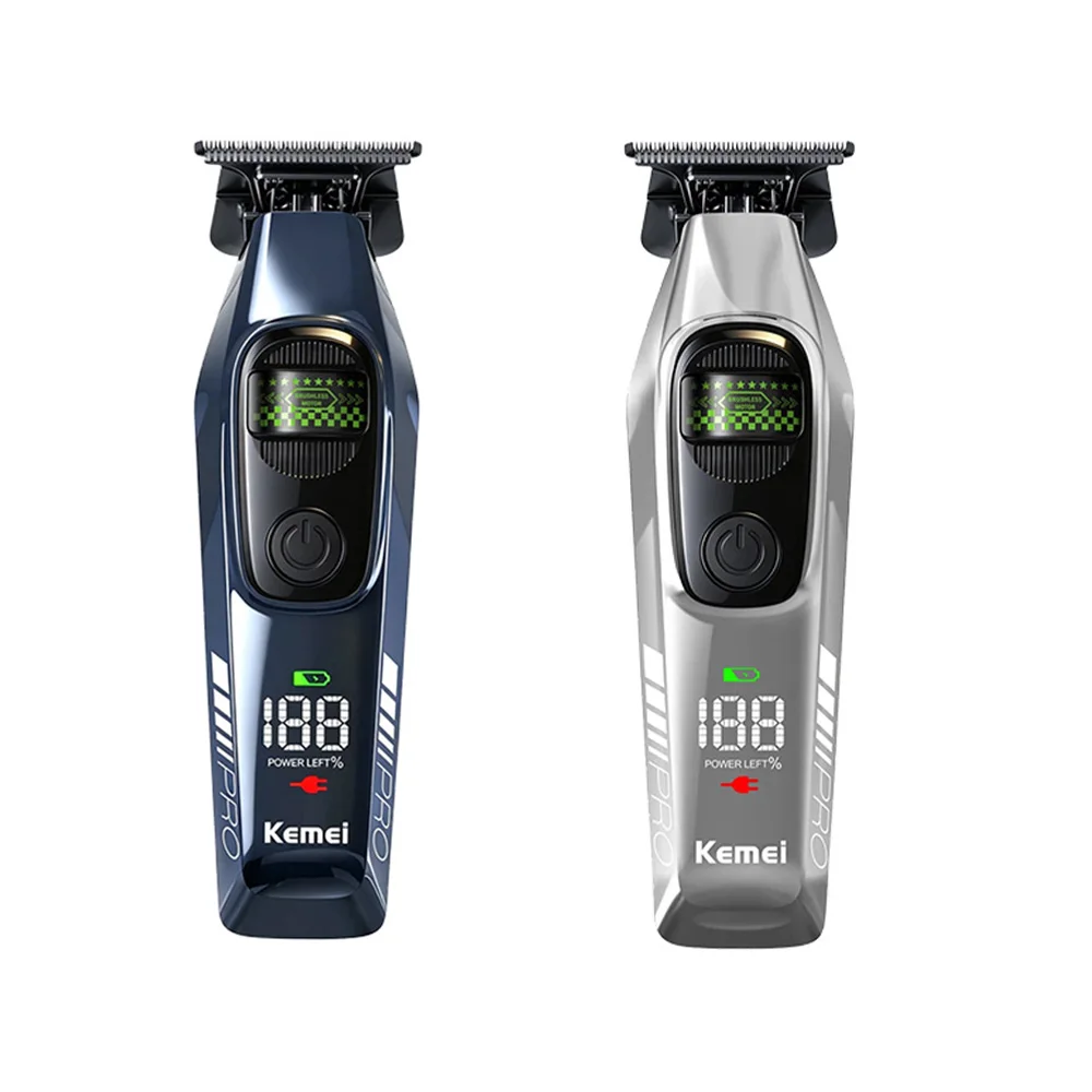 Kemei Trimmer Barber 10000 Rpm Grey Kemei Trimmer New High Quality Hair Cutting Machine For Man Full Set