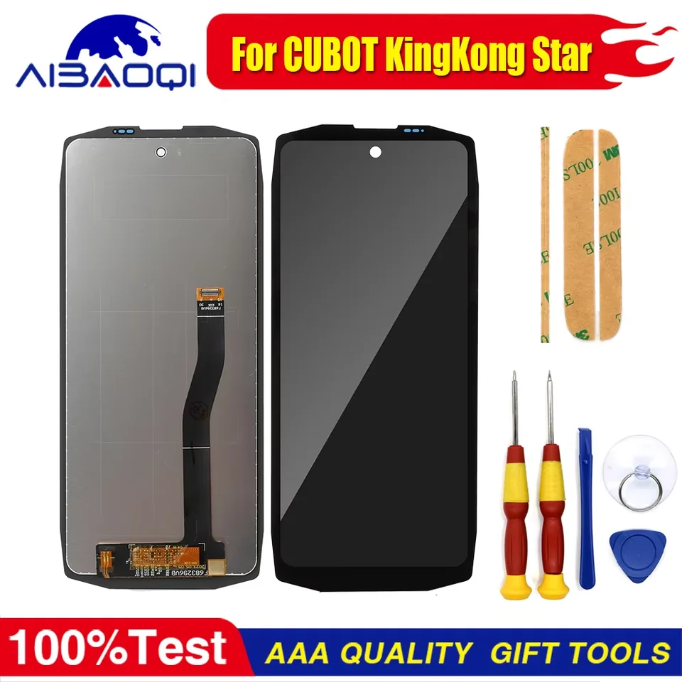 Pantalla táctil nueva para Cubot KingKong Power 3 KingKong Star 2 KingKong ES 3 Phone LCD Display Repuesto con herramienta de desmontaje gratis 6