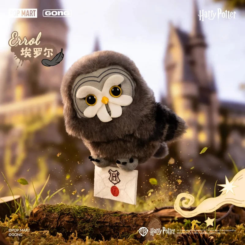 POP MART GONG Harry Potter Serie de Peluches de Búhos Caja Sorpresa Juguetes Figura de Anime Linda Modelo Kawaii Regalo