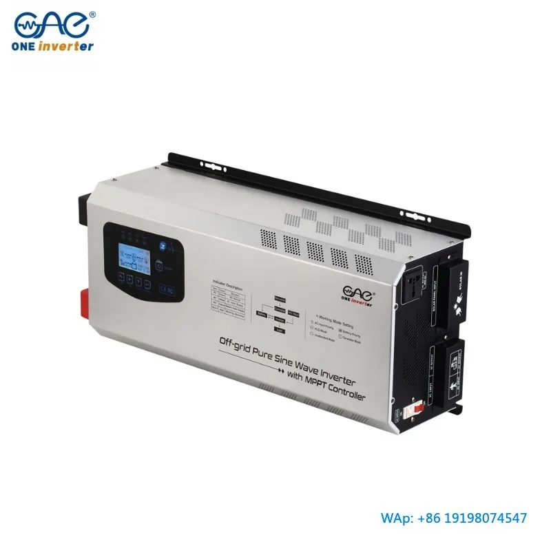 

12V/24V 3000W 6000W Off Grid Hybrid Solar Inverter with MPPT Charge Controller