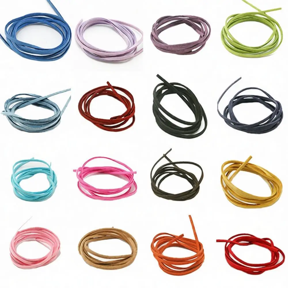 3mm Korea Velvet Leather Rope Suede Cord For DIY Jewelry Making Bracelet Necklace Braiding String Craft Component Parts